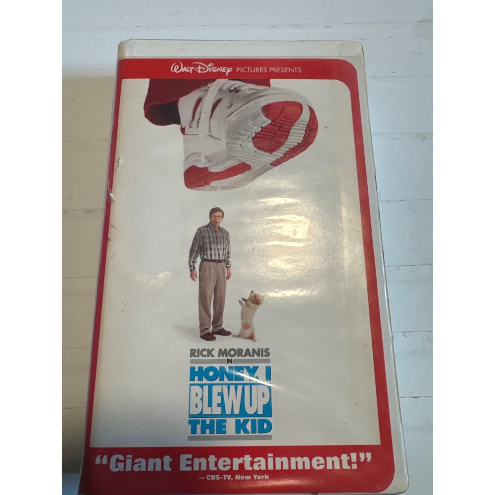 Disney Honey I Blew Up The Kid VHS‎ Rick Moranis White Clamshell Good Condition